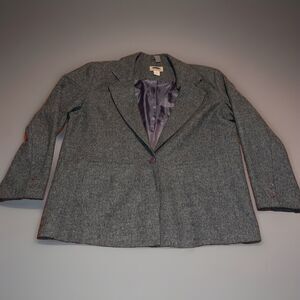 Vintage Mark Reed Gray Lined Blazer Size 18W